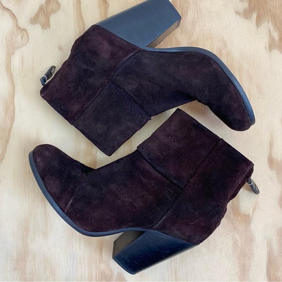 Rag & Bone Classic Newbury Brown Suede Ankle Bootie - Picture 1 of 10